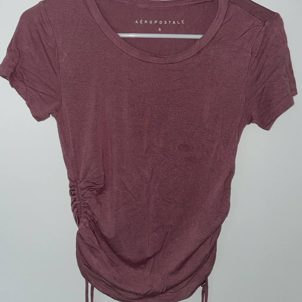 Scrunched-side tshirt